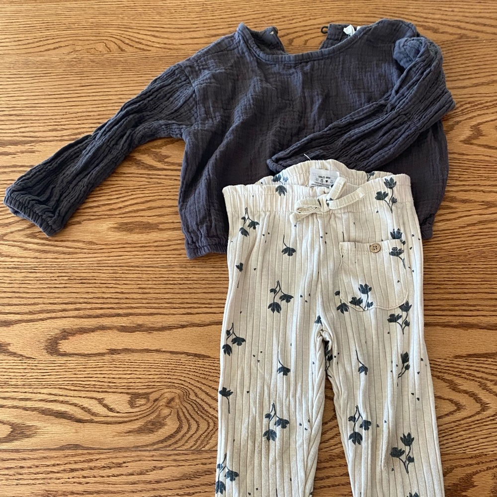 Jessica Simpson shirt and leggings. Size 3T.